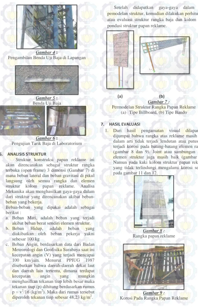 Gambar 5 :  enda Uji Baja 