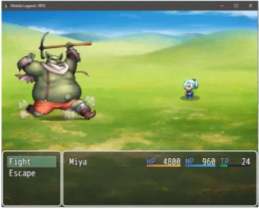 Gambar 5. Battle Screen Game 