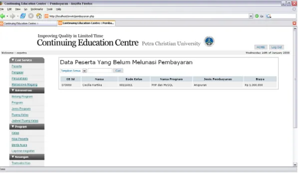 Gambar 13. Form Pembayaran 