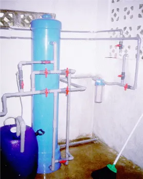 Gambar 8 : Diagram proses pengolahan air  gambut. 