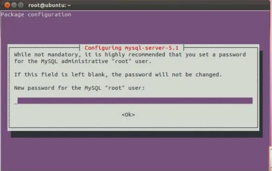 Gambar 7. Mysql Meminta Password User Root 