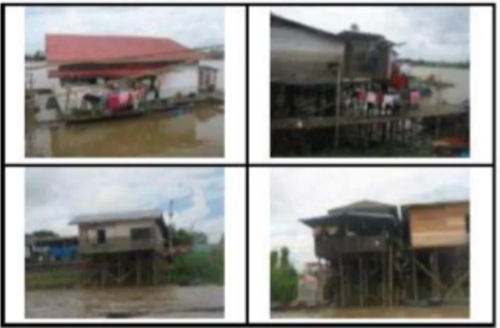 Gambar 1. Kondisi beberapa perumahan warga yang  masih tergolong miskin 