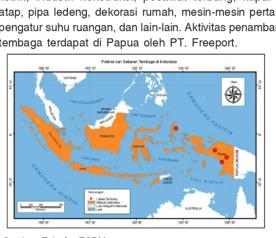Gambar 3.33 Sebaran potensi nikel di Indonesia