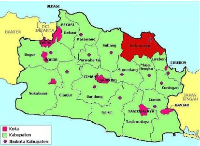 Gambar 3.1. Peta Kabupaten Indramayu 