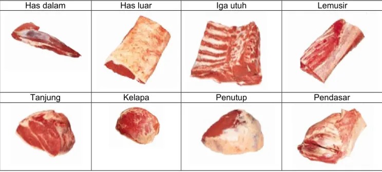 Gambar 1 – Potongan daging