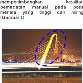 Gambar 1. Aplikasi SCC pada Menara  Jembatan Grand Wisata di  Bekasi 
