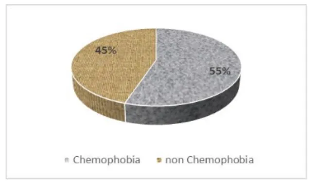 Gambar 1. Diagram Hasil Identifikasi  Chemophobia 