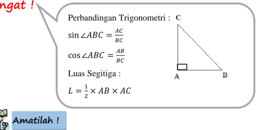 Gambar 1.2. Segitiga ABC 