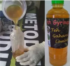 Gambar 3. Produk Teh Gyrinops dalam kemasan botol 