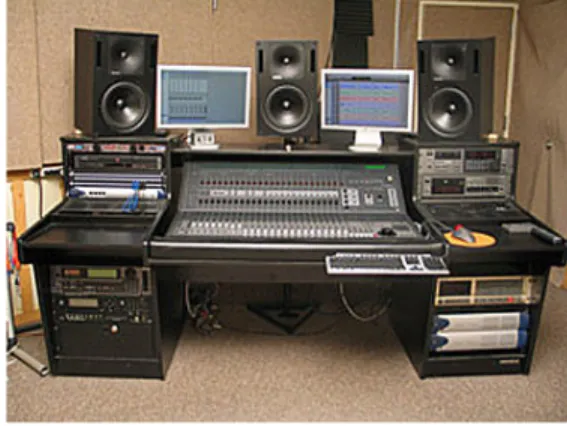 Gambar 3-11. Suasana ruang kontrol  studio rekaman 