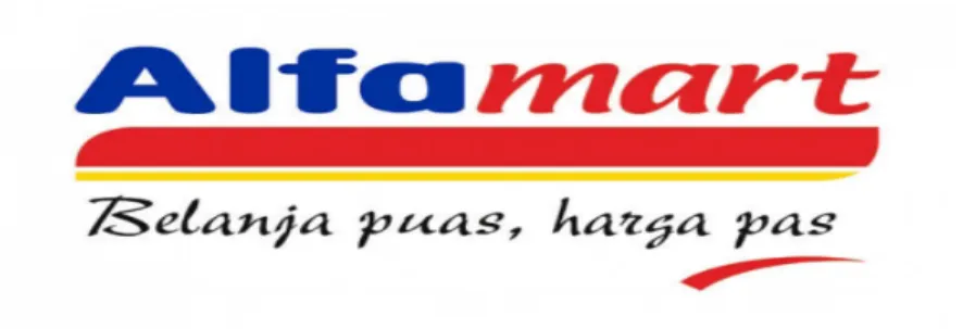 Gambar 1.1  Logo Alfamart 