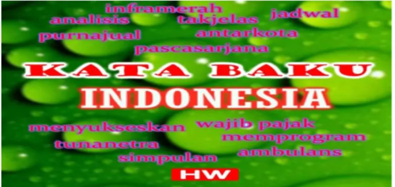 Gambar 2.1. Aplikasi Kata Baku Indonesia [1] 