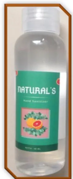 Gambar 2. Hand Sanitizer handmade merk  Naturals 