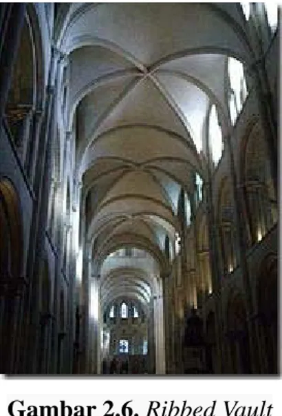 Gambar 2.7 Katedral Trier di Jerman (kiri) dan Notre Dame du Mont Cornadore,  Saint Nectaire di Prancis (kanan) 