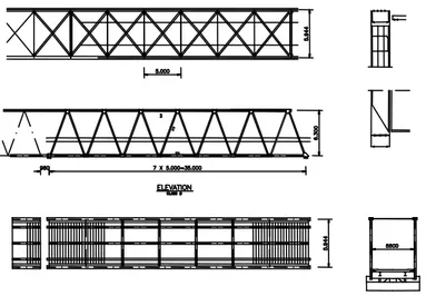 Gambar 8 Tipikal Jembatan Rangka Baja Austria, Bukaka, KBI,  dan Spanyol 