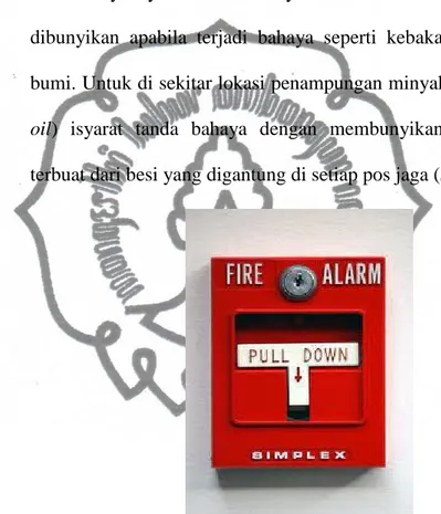 Gambar 13. Fire Alarm Sytem b) Tanda Peringatan