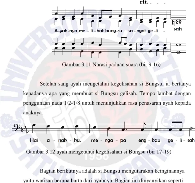 Gambar 3.11 Narasi paduan suara (bir 9-16) 