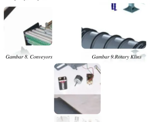 Gambar 8. Conveyors        Gambar 9.Rotary Klins 