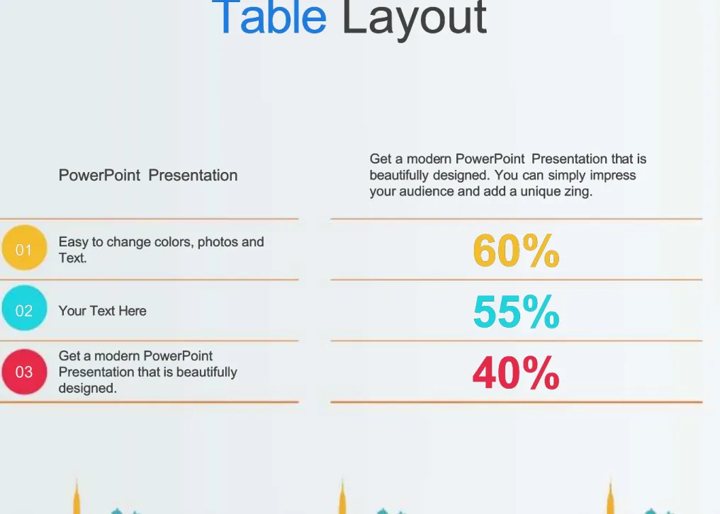 Table Layout Layout