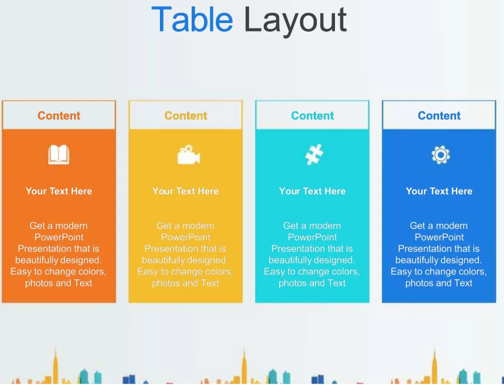 Table Layout Layout