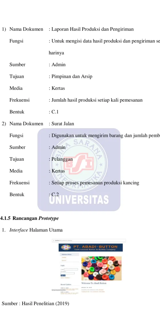 Gambar IV.7  Interface Halaman Utama 