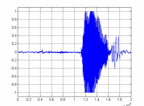 Gambar 1. Contoh sinyal audio 