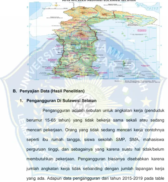 Gambar 4.1  Peta Sulawesi Selatan 