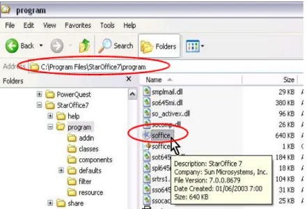 Gambar 4. Mengakses Text Document dari Windows Explorer