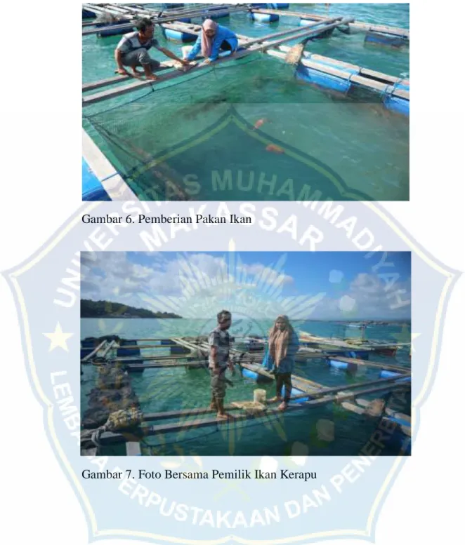 Gambar 7. Foto Bersama Pemilik Ikan Kerapu 