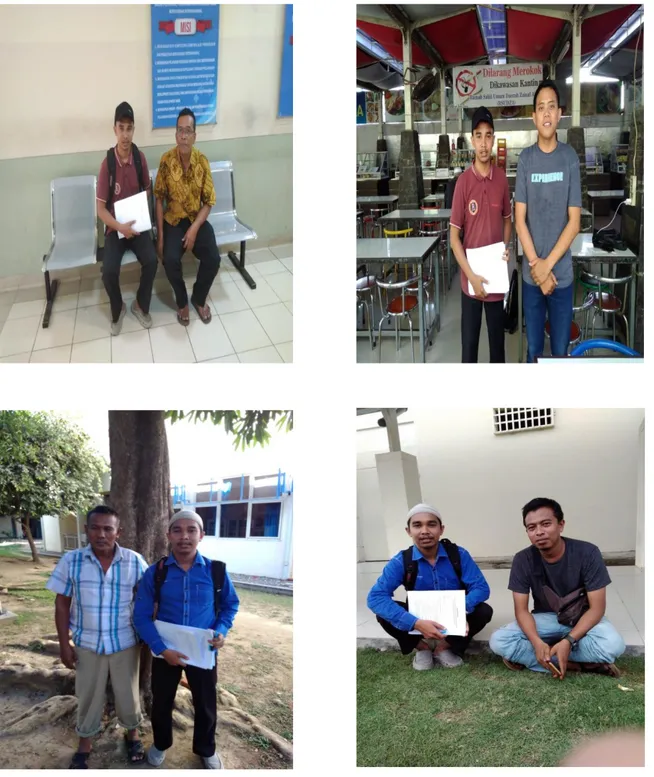 Foto wawancara dengan para pengunjung RSUDZA Kota Banda Aceh 