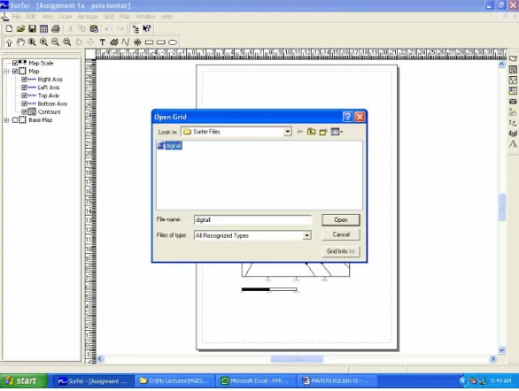 Gambar 6.3. Contoh tampilan kotak dialog “Open Grid”. 