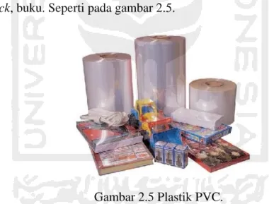 Gambar 2.5 Plastik PVC. 