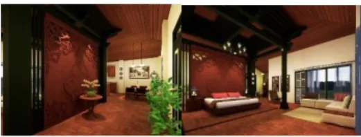 Gambar 4.12. Kamar Tipe Suite  Sumber: Dokumentasi Pribadi 