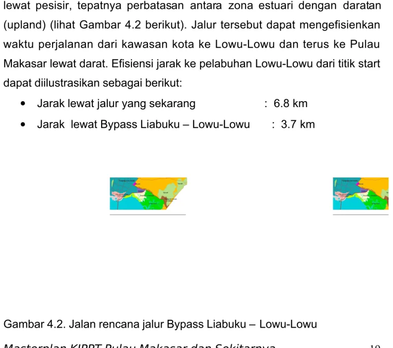 Gambar 4.2. Jalan rencana jalur Bypass Liabuku – Lowu-Lowu