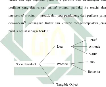Gambar 2.1.  Social Marketing Products30 