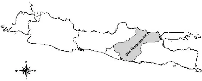 Gambar 2-1: Daerah kajian analisis DAS Bengawan Solo 