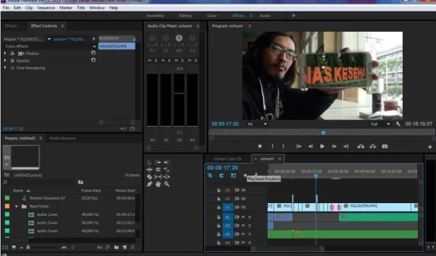 Gambar IV.6 Proses Editing  Sumber Data Pribadi 