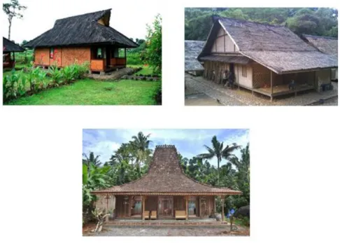 Gambar II.7 Rumah Adat Nias (Kiri); Gambar II.8 Rumah Adat Sumatera Utara  (Kanan) 