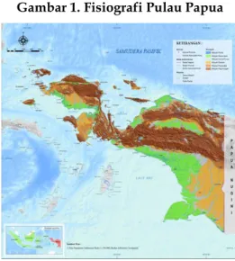 Gambar 1. Fisiografi Pulau Papua 
