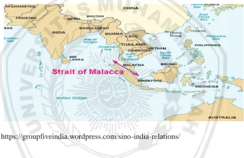 Gambar 1 Jalur Perdagangan Maritime India 