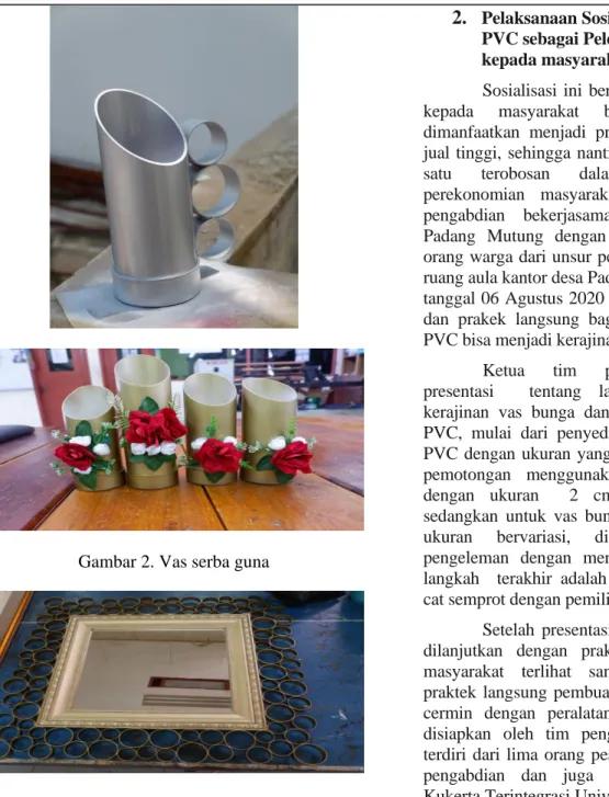 Gambar 3. Bingkai cermin 
