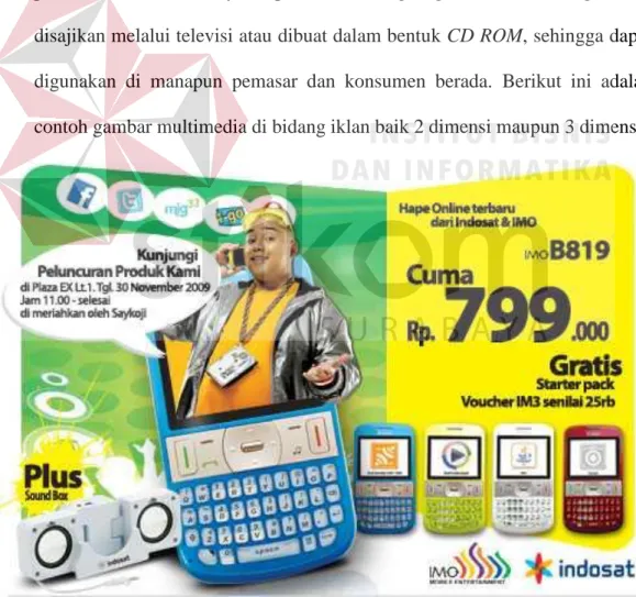 Gambar 3.5 Iklan 2 Dimensi 