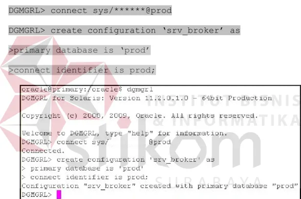 Gambar 4.9 Create Configuration Broker 