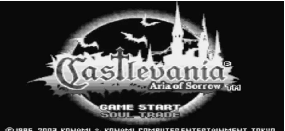 Gambar 3.13 Title S creen Castlevania 
