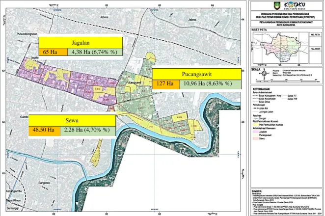 Gambar 2.1. Peta Deliniasi Kawasan Kumuh Pucangsawit 
