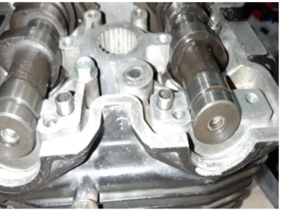 Gambar 3. Cylinder Head Suzuki Satria F150 Sebelum Dimodifikasi 