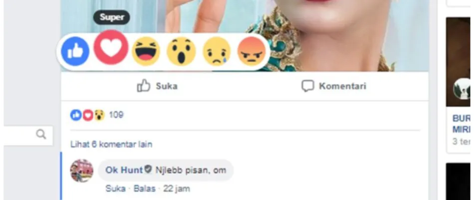 Gambar 2.6 Ikon Ekspresi Facebook 