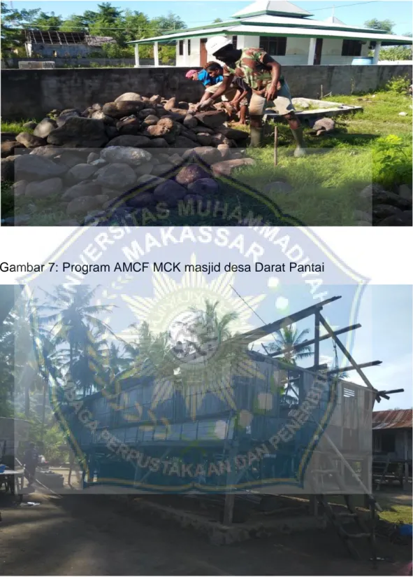 Gambar 7: Program AMCF MCK masjid desa Darat Pantai 