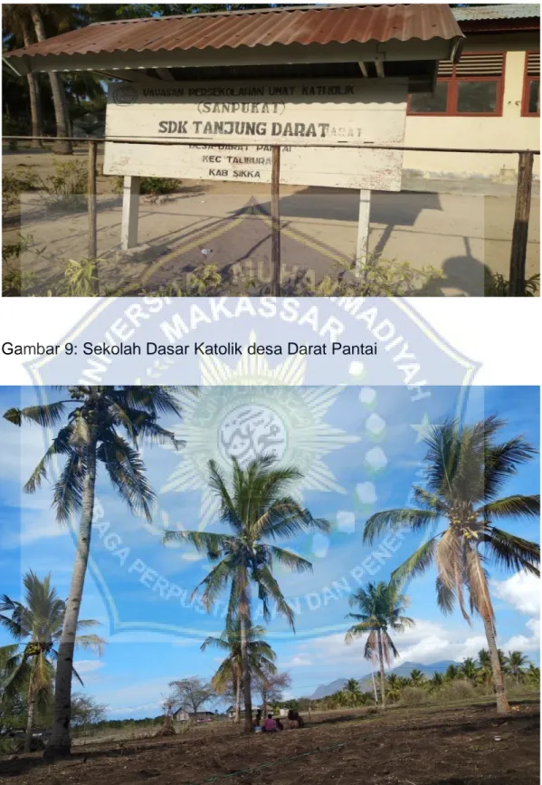 Gambar 9: Sekolah Dasar Katolik desa Darat Pantai 