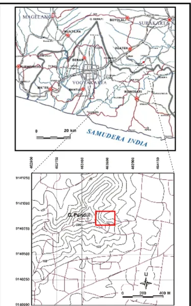 Figure 1. The research location in Bayat Area, Klaten, Central Java.   